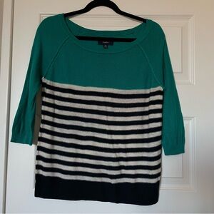 American Eagle Outfitters Striped Wool Blend Lightweight Sweater Size Medium